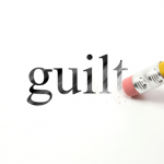 pencil erasing 'guilt'